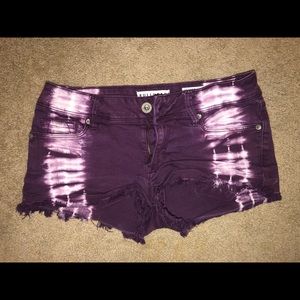 pacsun tie dye shorts